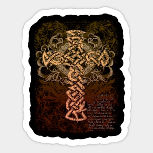 Celtic Cross Sticker